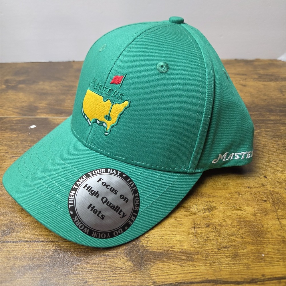 Masters Style Green Golf Snapback Hat Cap - Brand New Fan Merchandise